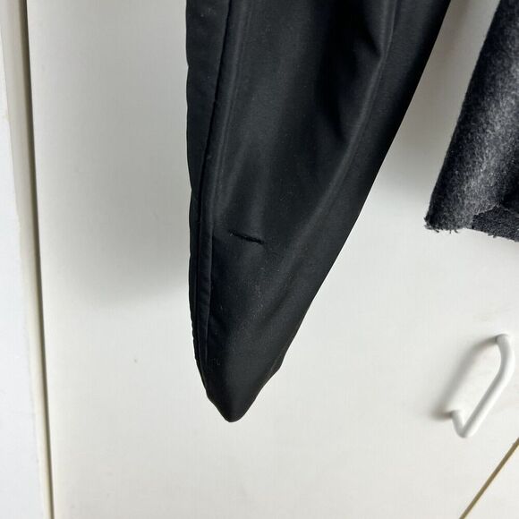 Improvd Jacket Women’s L Gray Wool Blend Hooded Goth zippers - Picture 5 of 8